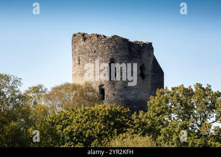 UK, Wales, Gwynedd, Snowdonia, Llanberis, Dolbadarn Castle ruins Stock Photo