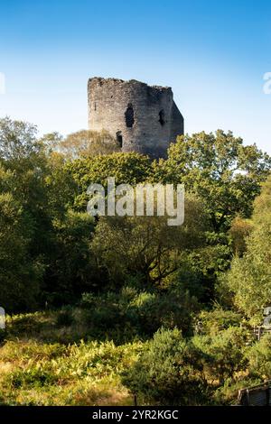 UK, Wales, Gwynedd, Snowdonia, Llanberis, Dolbadarn Castle ruins Stock Photo