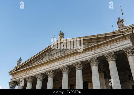 New York, NY, US-November 11, 2024: Supreme Court of New York State Building Stock Photo