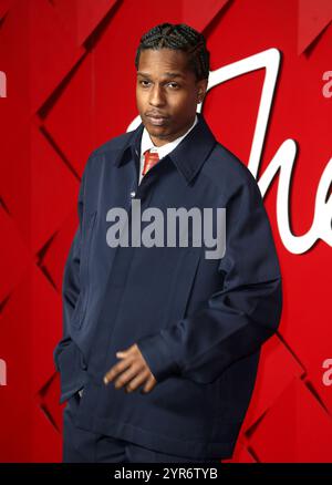 ASAP Rocky attends the Fashion Awards, presented by the British Fashion ...