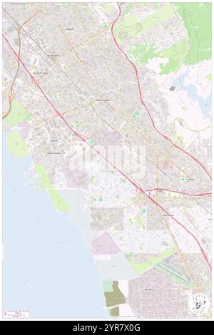 San Leandro, Alameda County, US, United States, California, N 37 42' 6'', S 122 9' 14'', map, Cartascapes Map published in 2024. Explore Cartascapes, a map revealing Earth's diverse landscapes, cultures, and ecosystems. Journey through time and space, discovering the interconnectedness of our planet's past, present, and future. Stock Photo