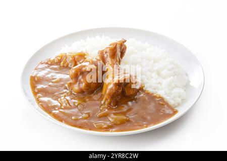 Curry chicken wing Stock Photo