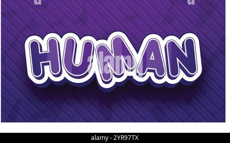 3D Editable Vector Style Text Effect Stock Vector