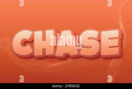 3D Editable Vector Style Text Effect Stock Vector