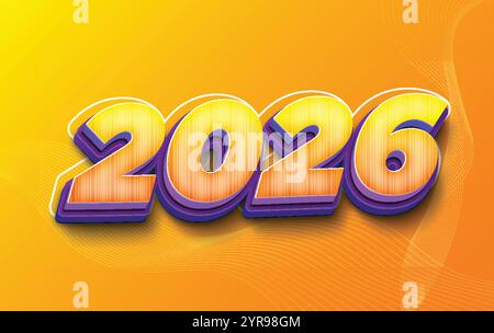 3D Editable Vector Style Text Effect Stock Vector