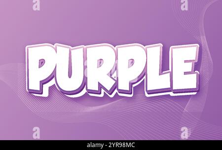 3D Editable Vector Style Text Effect Stock Vector