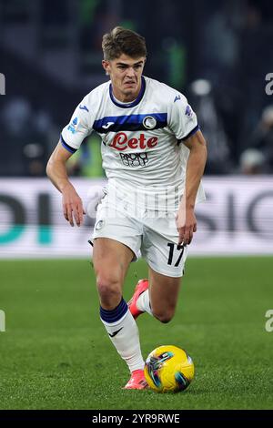 Charles De Ketelaere in action during the Serie A match between ...