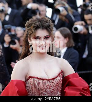 Indian model Urvashi Rautela on the red carpet of the Cannes Film Festival 2024. Stock Photo