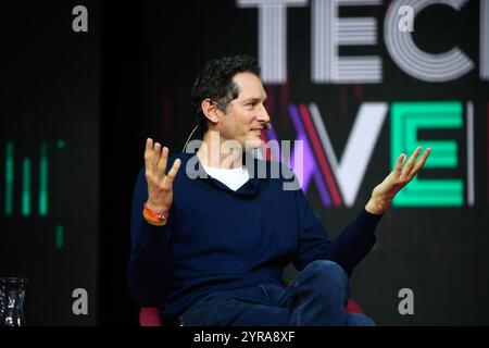 Torino, Italia. 28th Sep, 2023. Foto Alberto Gandolfo/LaPresse 28-09-2023 Torino, Italia - Cronaca - Italian Tech Week John Elkann dialoga con Brian Chesky. Nella foto: John Elkann, September 28, 2023 Turin Italy - News - John Elkann talks whit Brian Chesky. In the photo: John Elkann, Credit: LaPresse/Alamy Live News Stock Photo