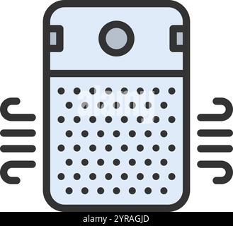 Air Purifier icon vector image. Suitable for mobile application web application and print media. Stock Vector