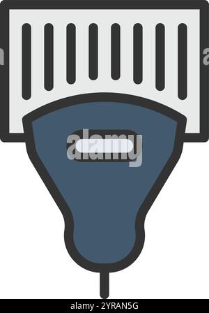 Barcode Scan icon vector image. Suitable for mobile application web application and print media. Stock Vector