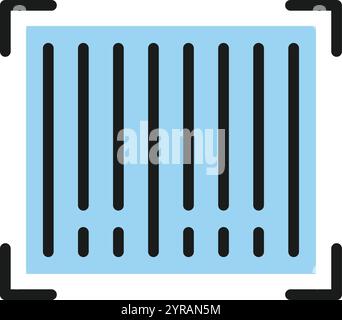 Barcode icon vector image. Suitable for mobile application web application and print media. Stock Vector