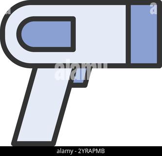 Body Scanner icon vector image. Suitable for mobile application web application and print media. Stock Vector