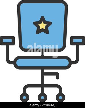 Chair icon vector image. Suitable for mobile application web application and print media. Stock Vector