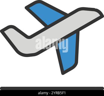 Departure icon vector image. Suitable for mobile application web application and print media. Stock Vector