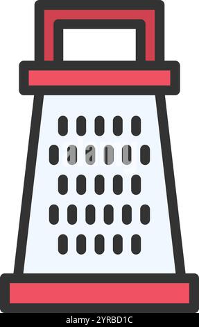 Grater icon vector image. Suitable for mobile application web application and print media. Stock Vector