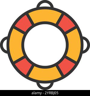 Life Raft icon vector image. Suitable for mobile application web ...