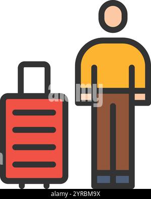 Migration icon vector image. Suitable for mobile application web application and print media. Stock Vector