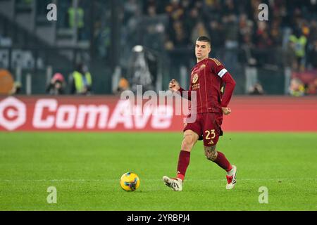 Olimpico Stadium, Rome, Italy - Gianluca Mancini and Leandro Paredes of ...