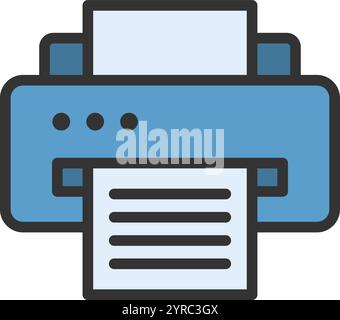 Printer icon vector image. Suitable for mobile application web application and print media. Stock Vector