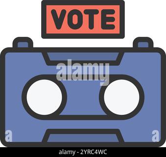 Radio icon vector image. Suitable for mobile application web application and print media. Stock Vector