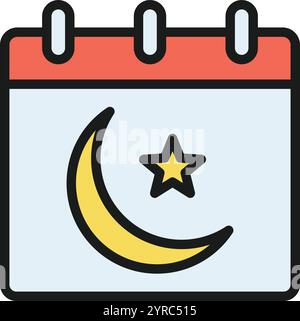 Ramadan icon vector image. Suitable for mobile application web application and print media. Stock Vector