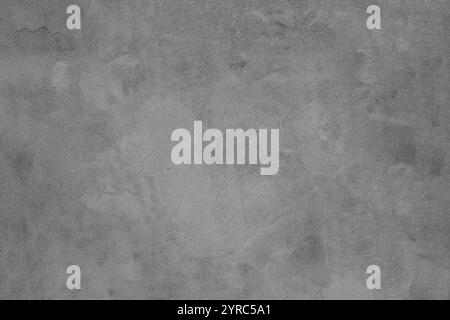 Gray freshly cemented wall close-up. Plaster coating. Stock Photo