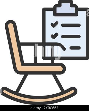 Retirement Planning icon vector image. Suitable for mobile application web application and print media. Stock Vector