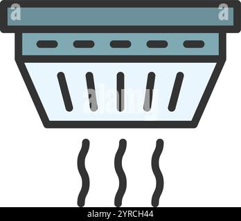 Smoke Detector icon vector image. Suitable for mobile application web application and print media. Stock Vector
