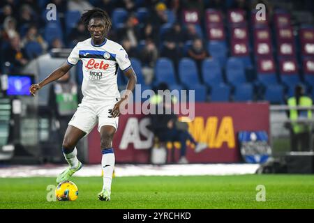 Rome, Italie. 02nd Dec, 2024. Odilon KOSSOUNOU of Atalanta during the Italian championship Serie A football match between AS Roma and Atalanta BC on 2 December 2024 at Stadio Olimpico in Rome, Italy - Photo Matthieu Mirville (M Insabato)/DPPI Credit: DPPI Media/Alamy Live News Stock Photo