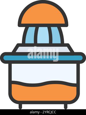 Squeezer icon vector image. Suitable for mobile application web application and print media. Stock Vector