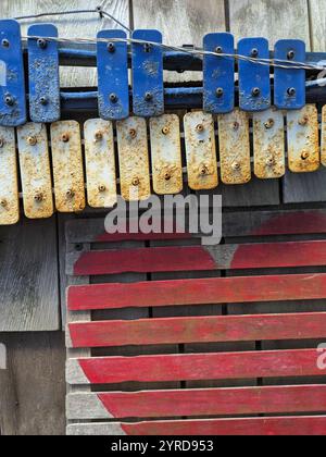 xylophone and heart Stock Photo
