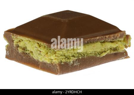 Dubai chocolate isolated on white background Stock Photo