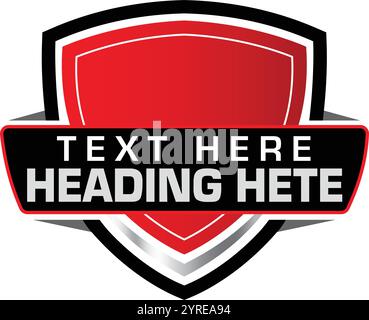 Modern Logo Design - M Logo Design - Shield Design Stock Vector