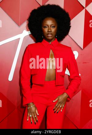 AJ Odudu attends The Fashion Awards 2024 at the Royal Albert Halle