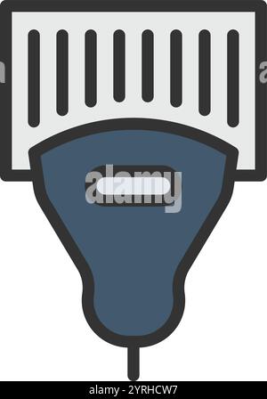 Barcode Scan icon vector image. Suitable for mobile application web application and print media. Stock Vector