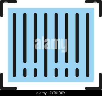 Barcode icon vector image. Suitable for mobile application web application and print media. Stock Vector