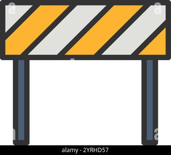 Barrier icon vector image. Suitable for mobile application web application and print media. Stock Vector