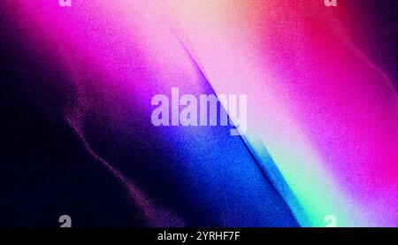 The composition features a blend of vibrant pink, blue, and purple hues creating an abstract grainy effect, evoking a sense of depth and movement with Stock Photo