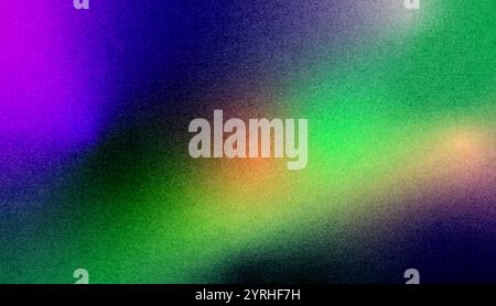 The artwork features a textured, grainy background that showcases a harmonious blend of vibrant colors, creating an ethereal and abstract atmosphere f Stock Photo