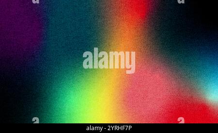 A dynamic blend of vibrant colors creates a soothing, abstract background The grainy texture enhances the visual interest, inviting exploration of its Stock Photo