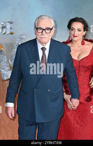 London, UK - 3rd December 2024Brian Cox and wife Nicole Ansari-Cox at the UK Premiere of The Lord of the Rings, The War of the Rohirrim, at Odeon Luxe Leicester Square, London, England on 3rd December 2024. CAP/JOR ©JOR/Capital Pictures Stock Photo