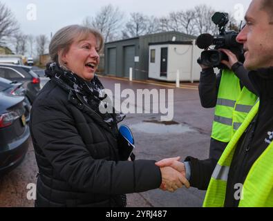 Finance Secretary Shona Robison arrives at the main chamber for the