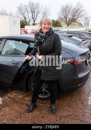 Finance Secretary Shona Robison arrives at the main chamber for the