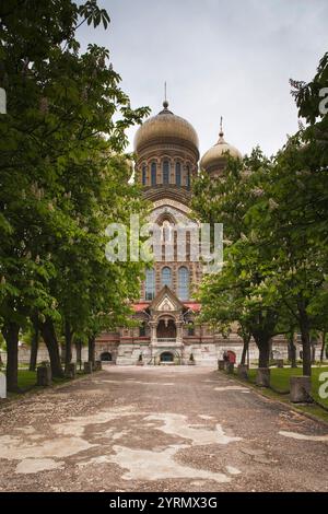 Latvia, Western Latvia, Kurzeme Region, Liepaja-Karosta, St Nicholas Maritime Cathedral, b 1901 Stock Photo