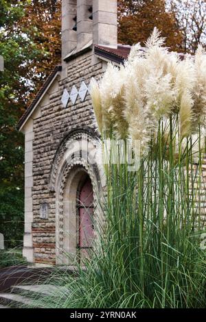 France, Marne, Champagne Ardenne, Reims, Chapelle Foujita, exterior Stock Photo