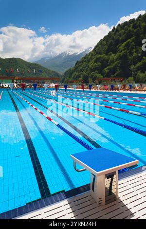 Russia, Caucasus Mountains, Sochi Area, Krasnaya Polyana, Carousel ...