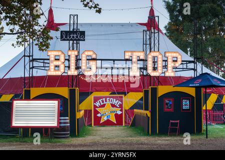 Australia, South Australia, Adelaide, Rundle Park, The Little Big Top. Stock Photo