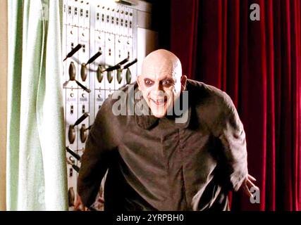 THE ADDAMS FAMILY 1991 Paramount Pictures film with Christopher Lloyd as Uncle Fester Addams Stock Photo