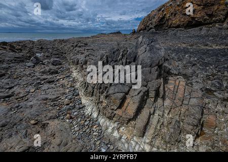 Plage de Caroual in Brittany, France Stock Photo - Alamy